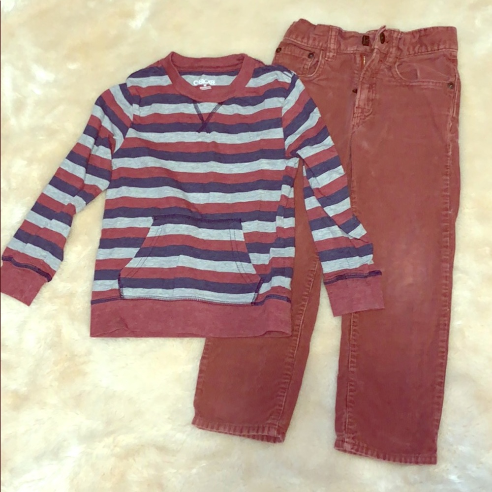 Gap jeans and Cherokee top